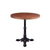 mesa parisino tablero redondo melamina bronce