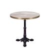 mesa parisino tablero redondo metalmelamina atenea