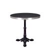 mesa parisino tablero redondo metalmelamina zeus