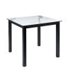 Mesa eros plus negro compact marmol olimpo