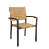 sillón eros aluminio grafito con asiento médula atlas