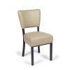 Silla bohemia tapizada pie de acero