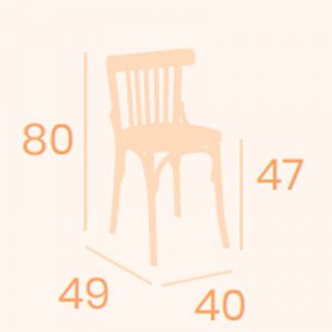 Dimensiones silla Hamburgo REYMA