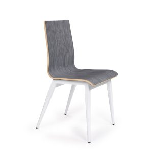 silla oregon pie de acero carcasa formica