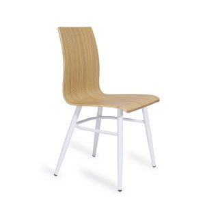 silla prado aluminio con carcasa de madera