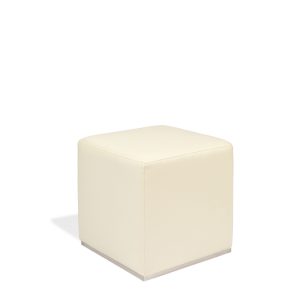 puff base de acero tapizado