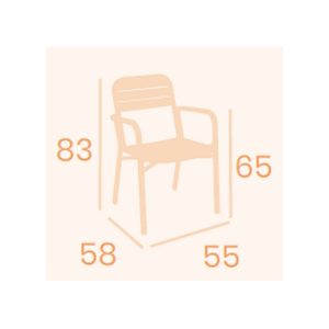 Medidas sillon california 2 REYMA