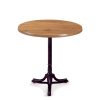mesa hamburgo de 3 patas con tablero redondo