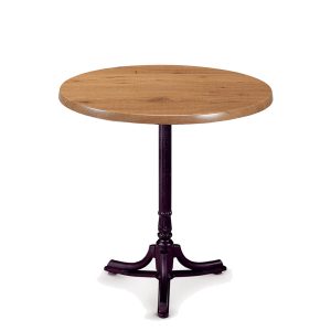 mesa hamburgo de 3 patas con tablero redondo