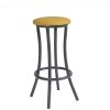 niza-banqueta-grafito-asiento-tapizado-mostaza