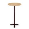 mesa oslo alta de 3 patas y fundicion de hierro con tablero redondo