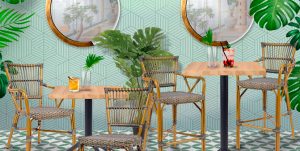 tendencia en mobiliario para hosteleria estilo neotiki