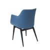 sillon davos tapizado azul trasera