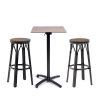 conjunto charlotte sin respaldo y asiento textilene