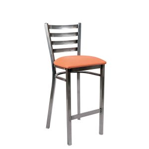 Banqueta america latonada tapizado teja