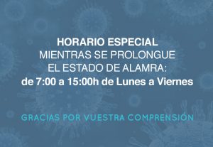 reyma horario especial estado alarma covid19