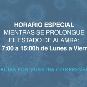 reyma horario especial estado alarma covid19