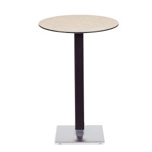 mesa munich alta columna medula tablero compact marmol tafu redondo