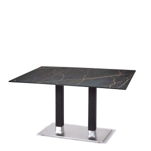 mesa munich rectangular columnas medula tablero compact marmol samas