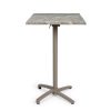 Mesa noruega alta taupe abatible con tablero sicilia