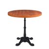 Mesa Paris 4P tablero redondo melamina karamel