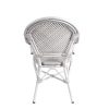 Sillón Anna Medula Blanco trasera