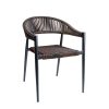 Sillón osaka medula marron con estructura negra