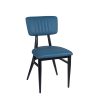 Silla montana respaldo tapizado azul