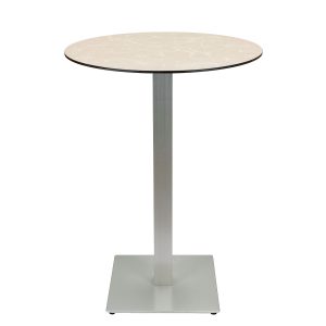 Mesa munich alta alumino tablero redonde compac marmol tafu