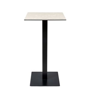 mesa munich alta negro tablero cuadrado compact marmol tafu
