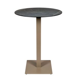 mesa munich alta tauupe tablero compact marmol samas redondo