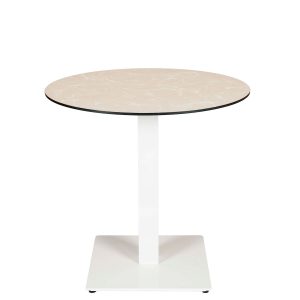 mesa munich blanca tablero comapct redondo marmol tafu