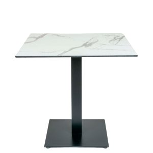 mesa munich negro tablero comapct marmol olimpo cuadrado