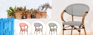 sillón para hostelería en textilene colores