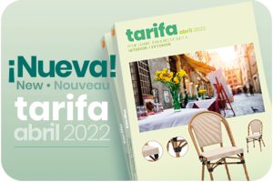 nueva new nouvelle tarifa contract furniture 2022