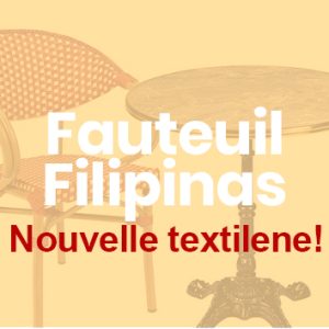 Filipinas fauteuil nouvelle textilene couleurs