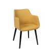 sillon davos mu4 tapizado mostaza