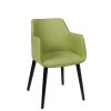 sillon davos mu4 negro tapizado verde