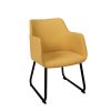 sillon davos w tapizado mostaza