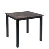 mesa eros plus negra con tablero compact sienna
