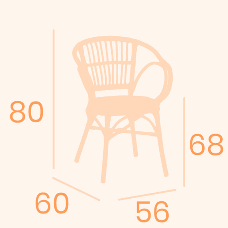 Dimensions du fauteuil REYMA Bora