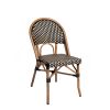 silla bistrot negro y crema