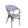 Sillon Filipinas Textilene 1 azul y blanco