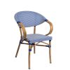 Sillon Filipinas textilene DUO azul y blanco