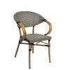 Sillon Filipinas textilene DUO negro y crema