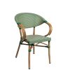 Sillon Filipinas textilene DUO verde y crema