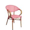 Sillon Filipinas Textilene 1 rojo y blanco