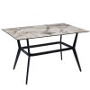 Mesa mauricio rectangular tablero compact marmol almeria