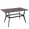Mesa mauricio rectangular tablero compact sienna