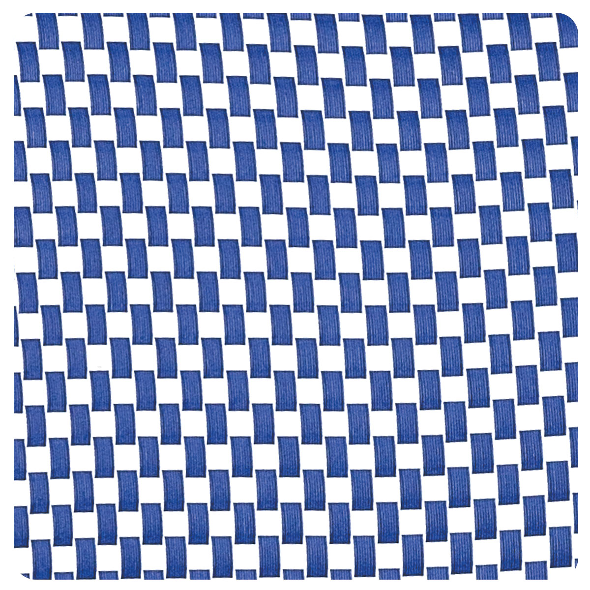 Muestra Reyma de Textilene DUO azul y blanco
